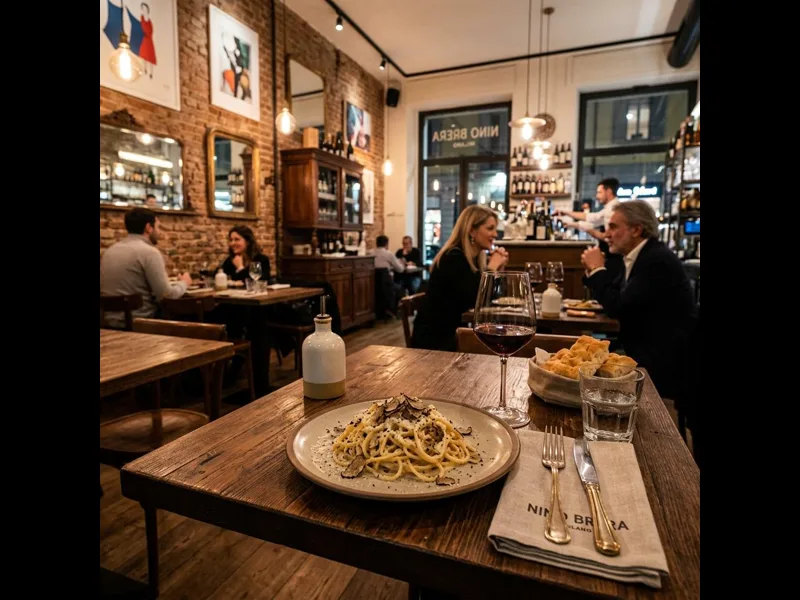 Natural wine bar with small plates in Brera neighbourhood Milan