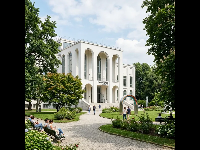 Triennale di Milano design museum building in Parco Sempione