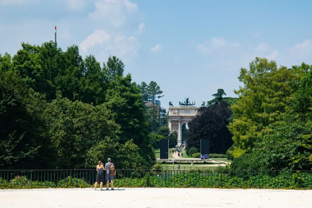 Parco Sempione, beside the Triennale (near Triennale di Milano)