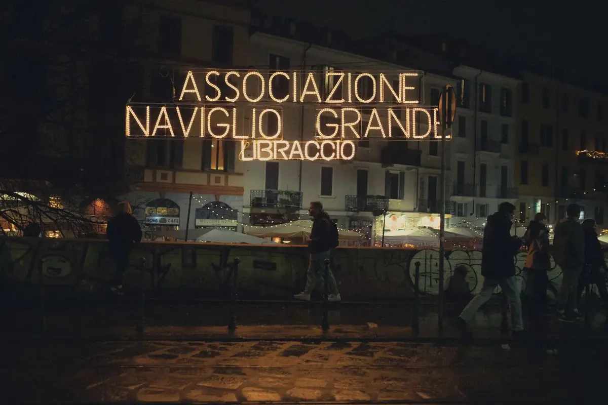 Evening along the Naviglio Grande
