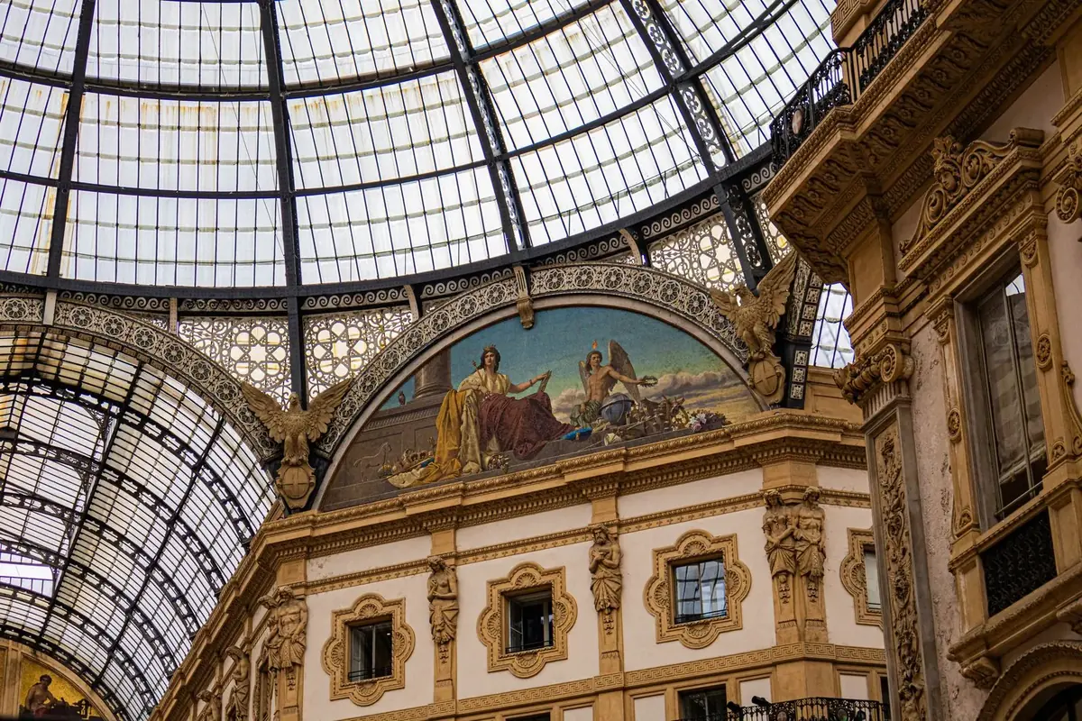 Galleria Vittorio Emanuele II, where Cracco is located