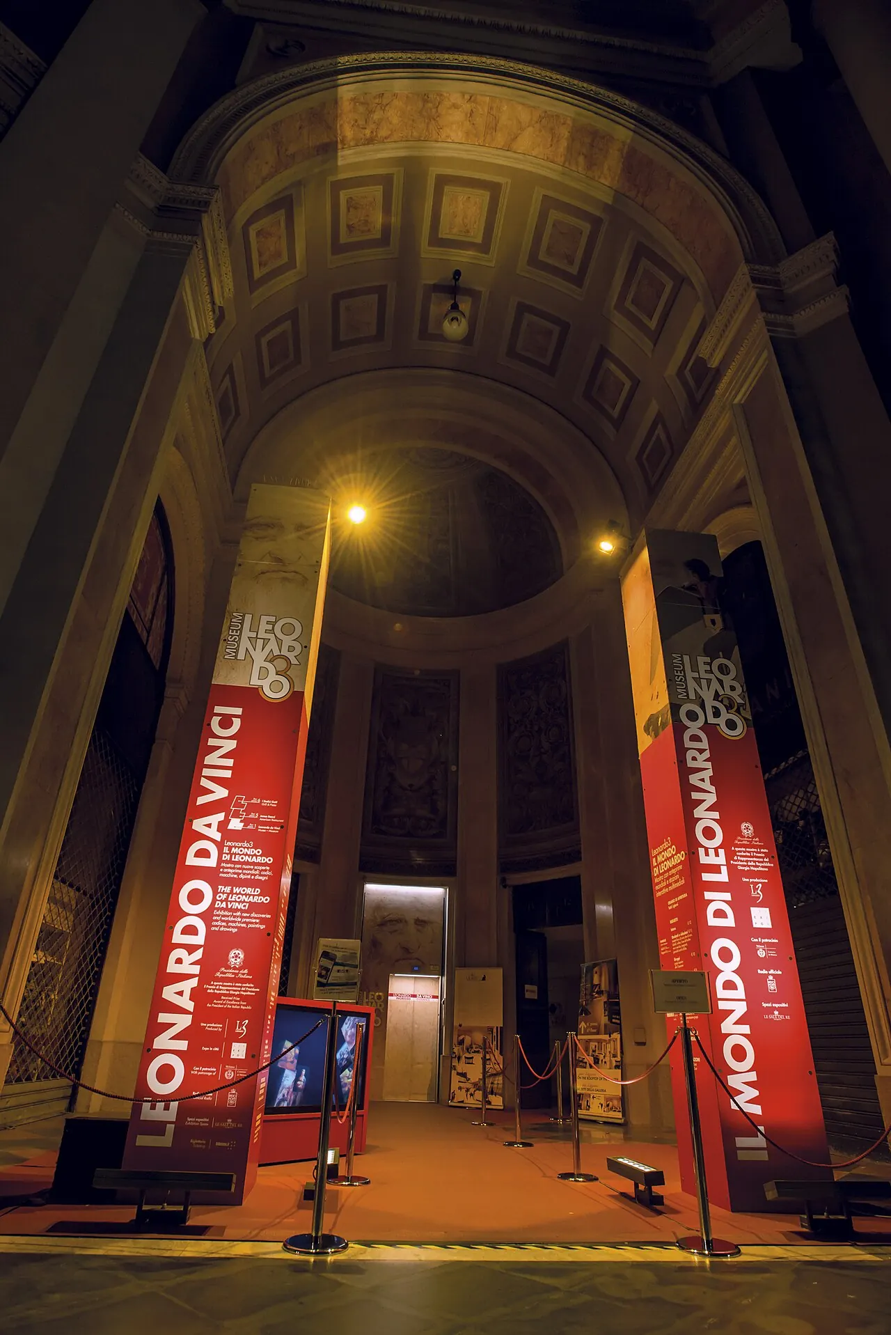 An exhibit at the Leonardo3 museum