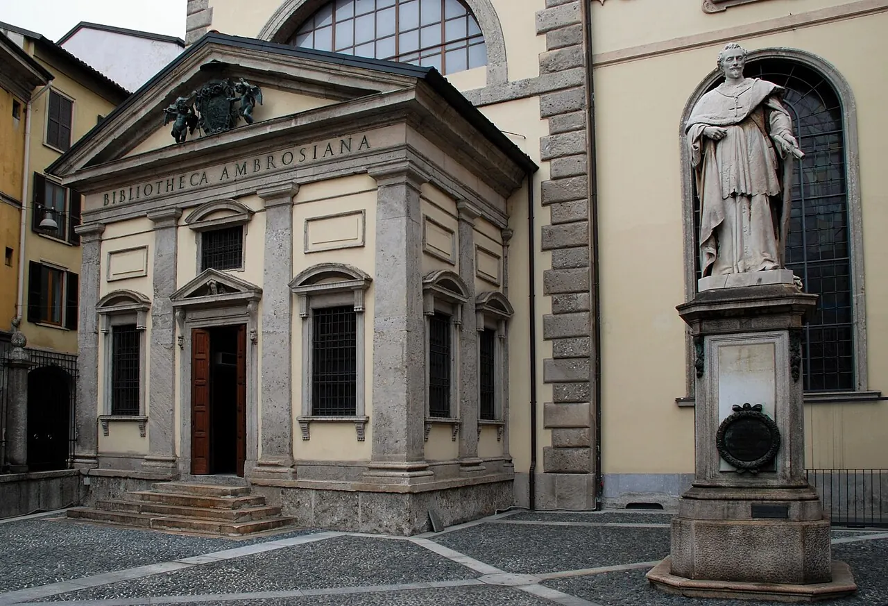 The Pinacoteca Ambrosiana building