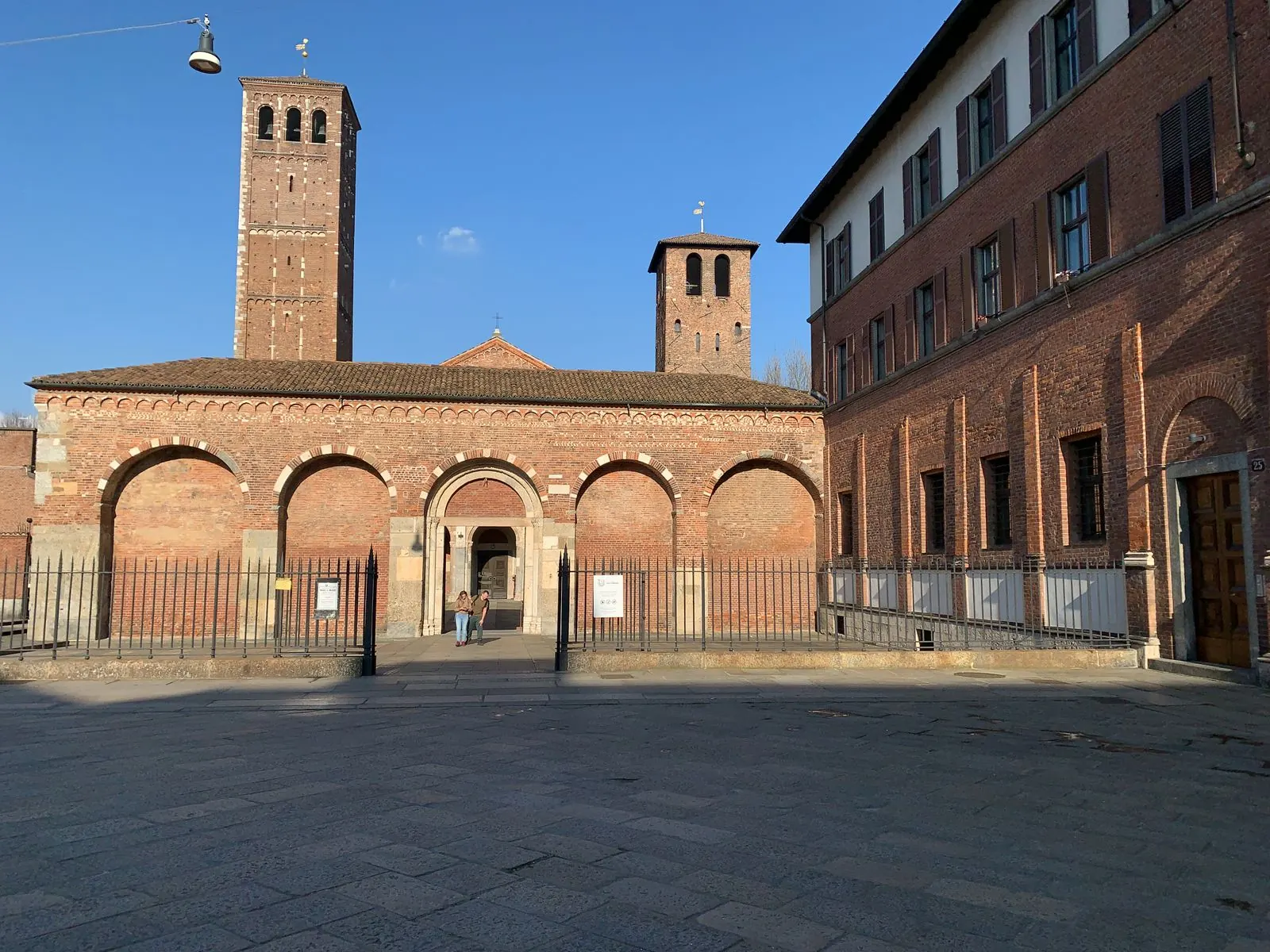 Basilica di Sant'Ambrogio, near Trattoria Milanese